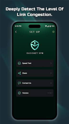 OasisNet VPN app screen 4